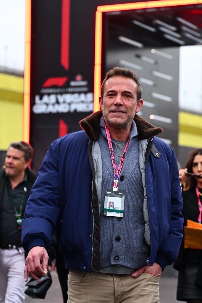 Ben Affleck, F1 Grand Prix de Las Vegas 2025