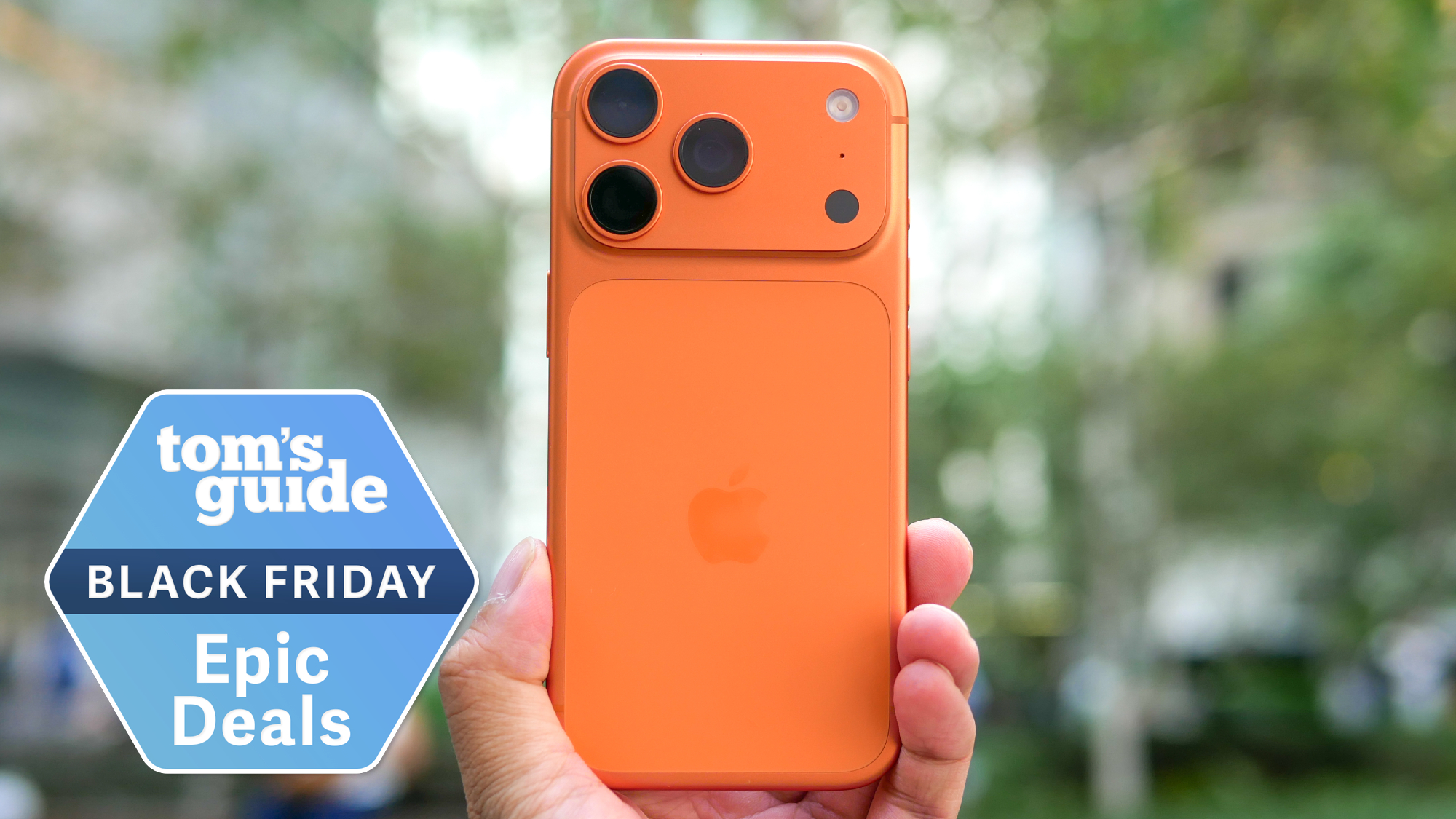 iPhone 17 Pro en orange