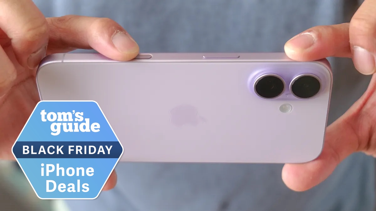iPhone 17 avec étiquette Black Friday