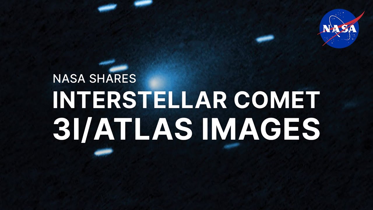 NASA partage des images de la comète interstellaire 3I/ATLAS