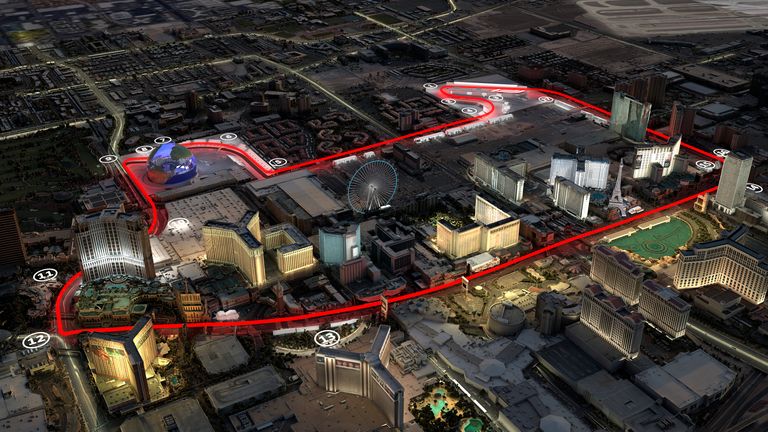 Piste du Grand Prix de Las Vegas