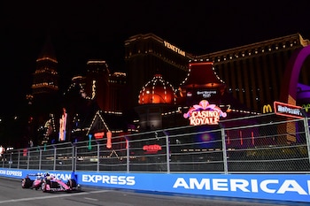 La manœuvre de Colapinto à Las Vegas