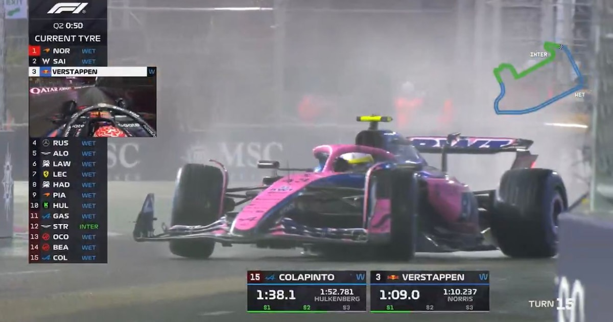 La manœuvre incroyable de Franco Colapinto lors des qualifications du Grand Prix de Las Vegas : Un sauvetage spectaculaire !