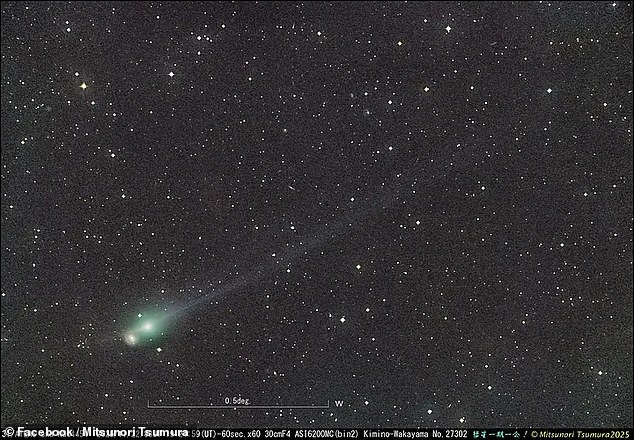 Stargazers captured images of the interstellar object 3I/ATLAS
