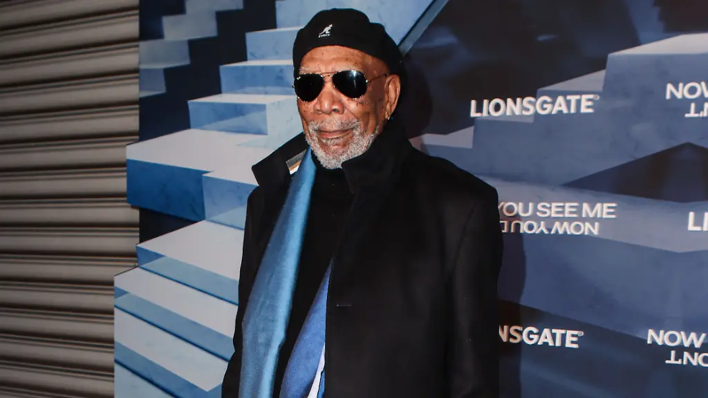 Morgan Freeman lors de la première new-yorkaise de 'Now You See Me' à Manhattan.