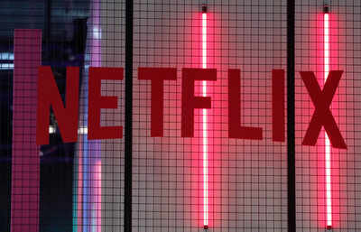 Logo Netflix et écran de streaming