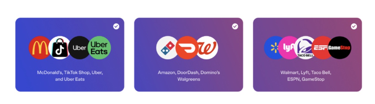 Trois captures d'écran montrant l'offre de remise de Venmo.