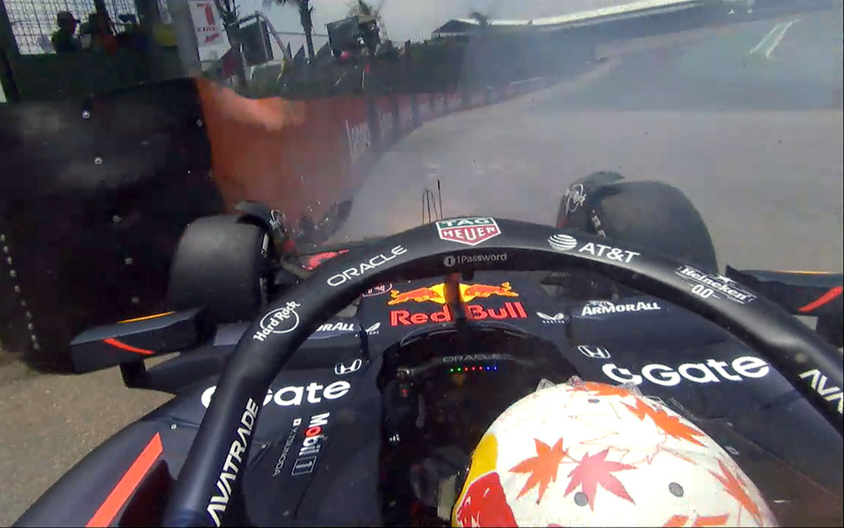 Accrochage de Tsunoda à Interlagos
