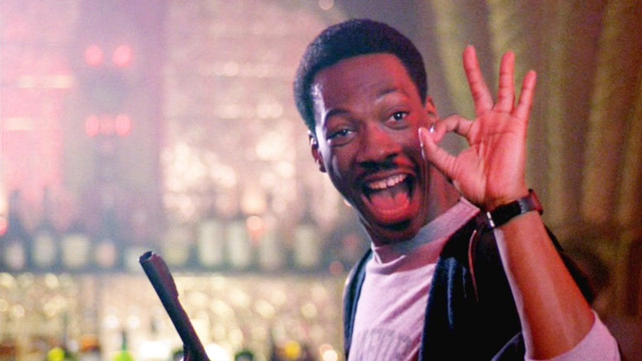 Eddie Murphy dans une scène de Beverly Hills Cop