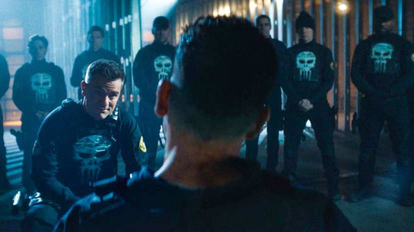 Punisher et la Anti-Vigilante Task Force dans Daredevil Born Again