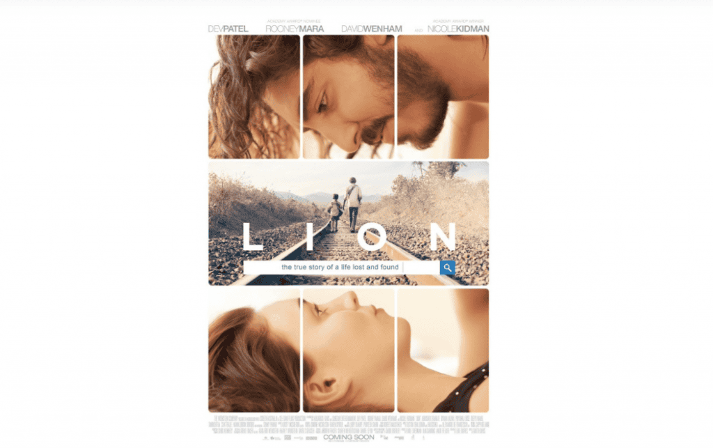 Affiche du film Lion : une longue route vers la maison