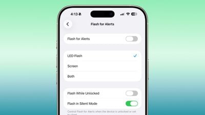 Flash d'écran pour notifications
