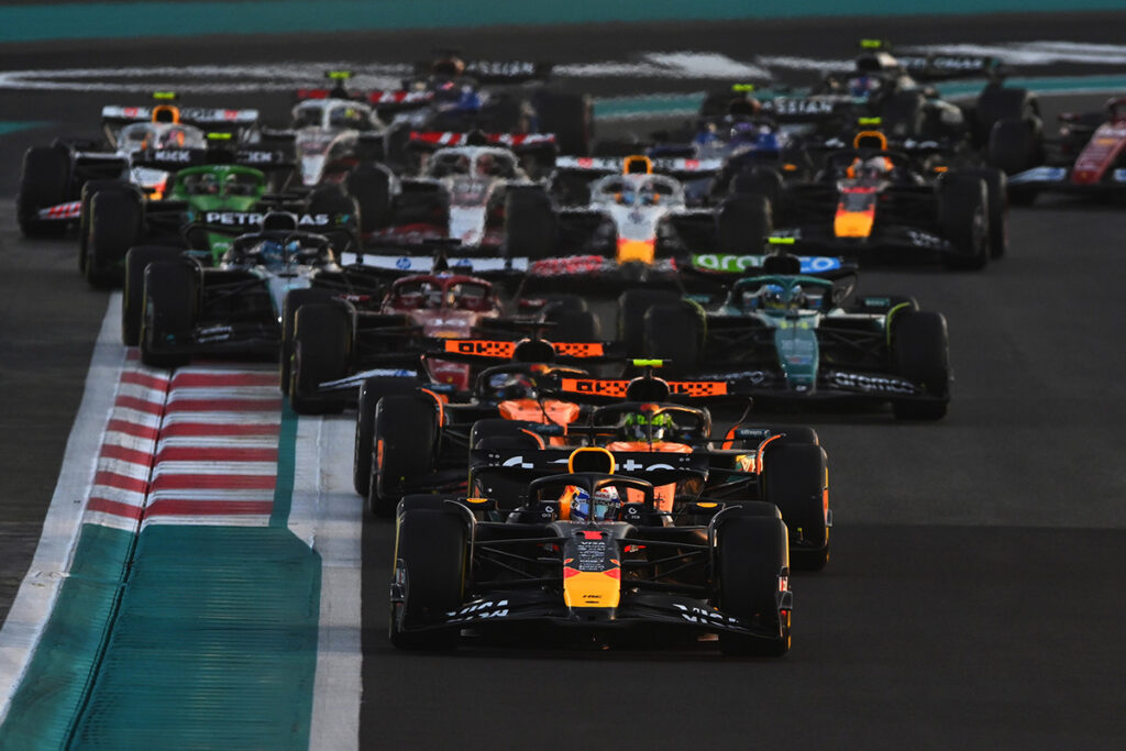 Départ du GP d'Abu Dhabi 2025