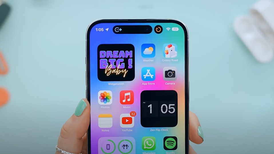 Capture d'écran d'une vidéo de conseils sur l'iPhone 14 Pro