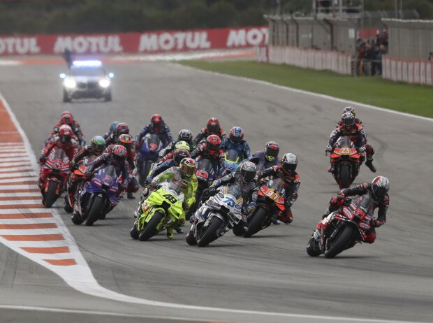 MotoGP Start in Valencia