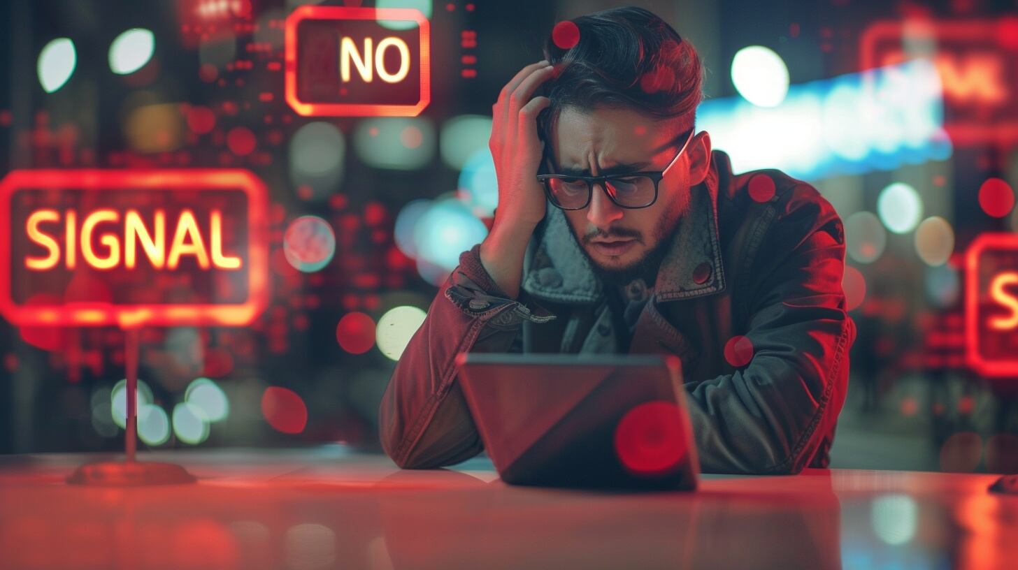 Contactez votre opérateur en cas de perte de signal