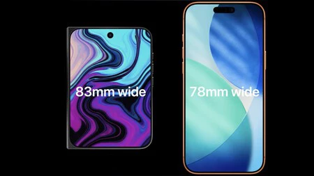 iPhone pliable vs iPhone 17 Pro Max