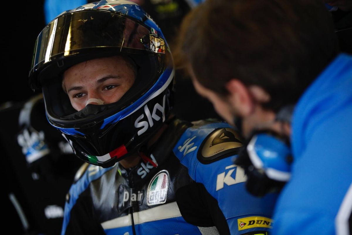 Nicolò Bulega dans la Sky Racing Team VR46