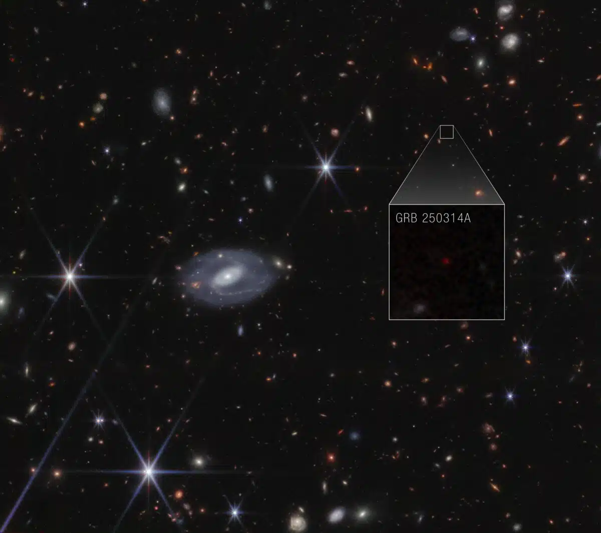 Image tirée de GRB 250314A (NIRCam)