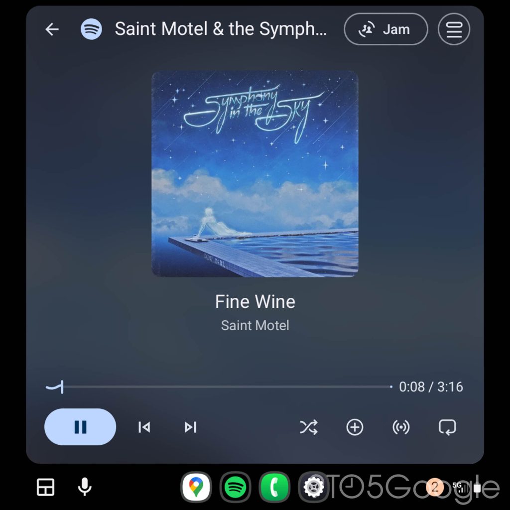Nouvelle interface du lecteur multimédia
