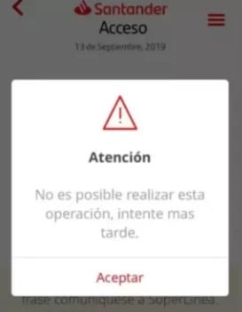 Santander México confirme des erreurs dans son application suite aux retours des utilisateurs