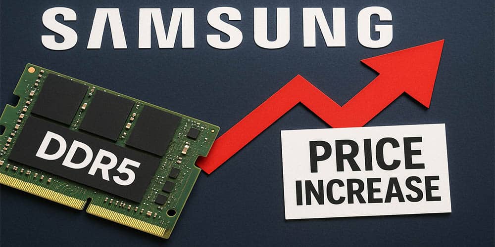Samsung DDR5 augmentation des prix