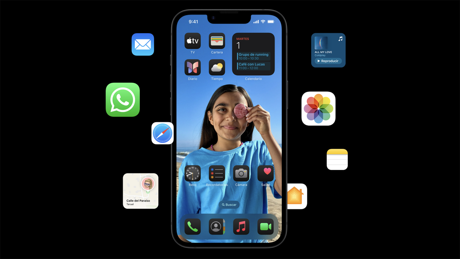 iPhone 16e avec iOS