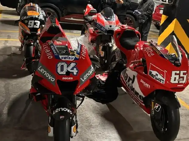 Motos de course saisies: Ducati et Honda