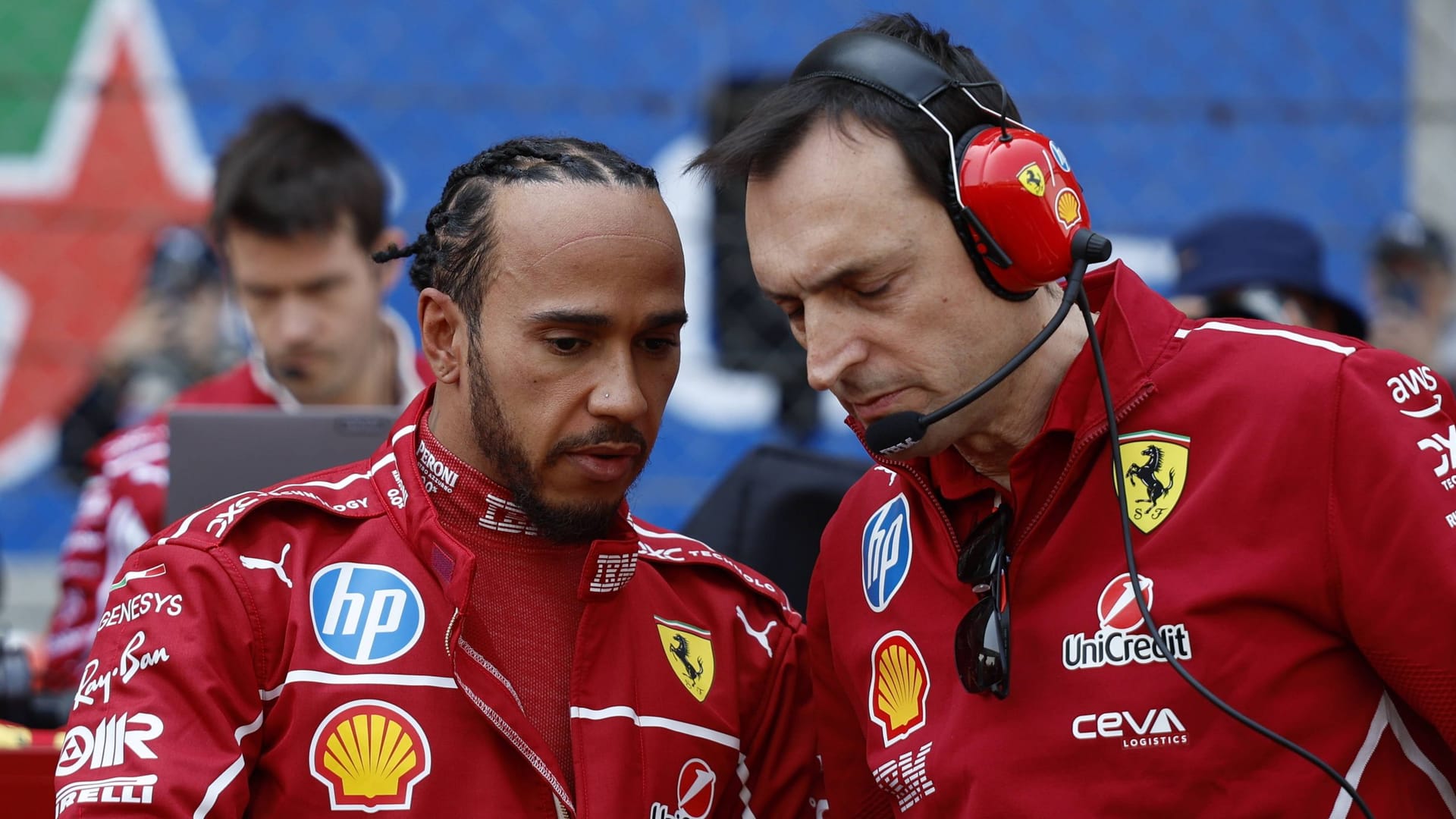 Lewis Hamilton avec Riccardo Adami