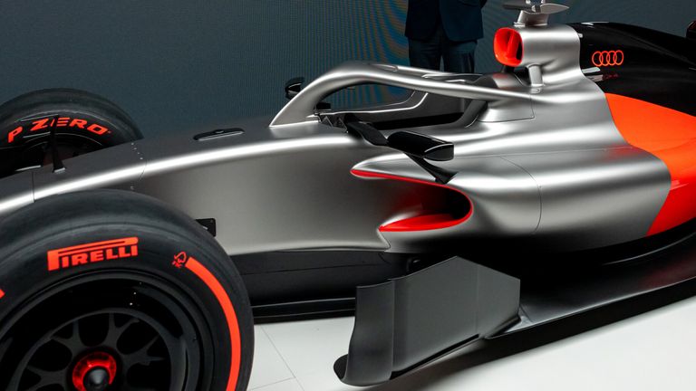 Concept de livrée F1 d'Audi