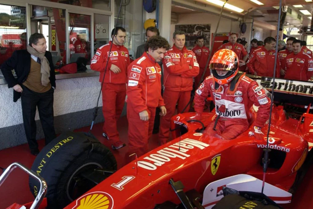 Michael Schumacher, Ferrari F2004, Crédit: Ferrari