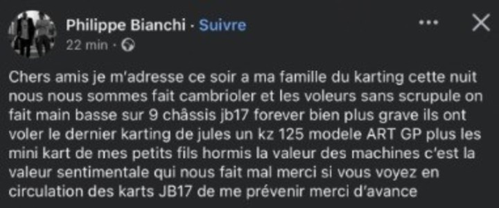 L'appel de Philippe, père de Jules.