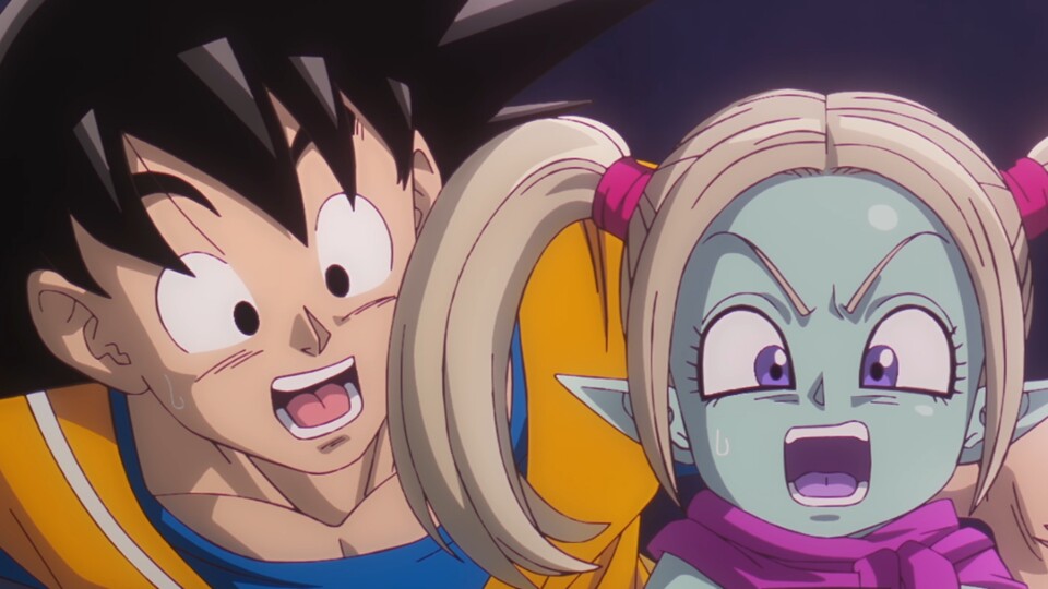 Bulmas chatte Tama a surpris Goku et Pansy. (© Akira Toriyama, Shueisha Toei Animation)