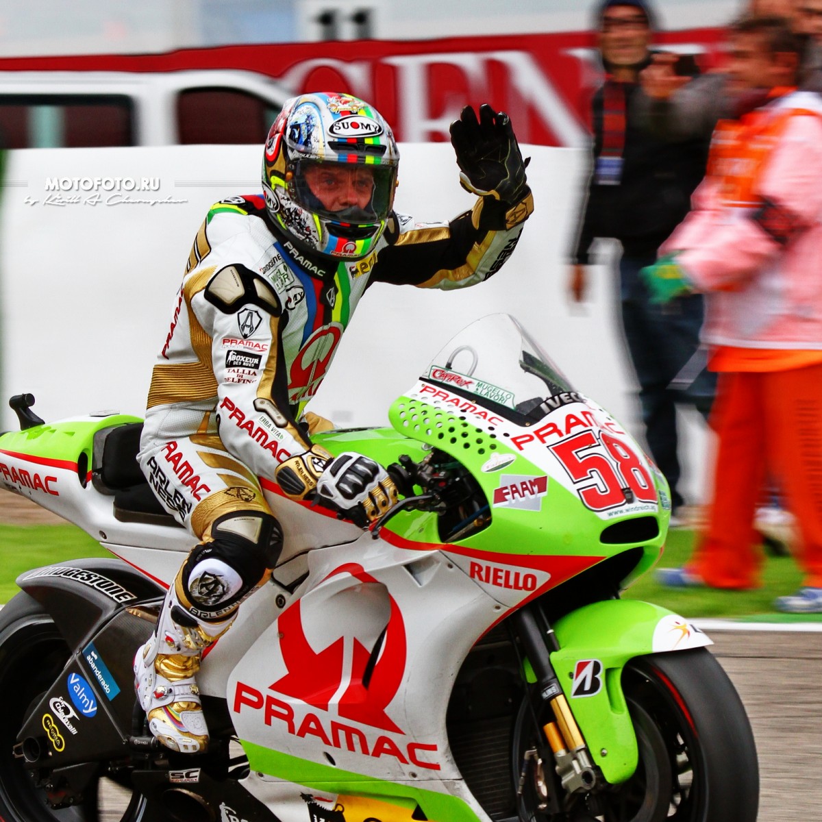 Dernière course de Loris Capirossi au GP de Valence 2011