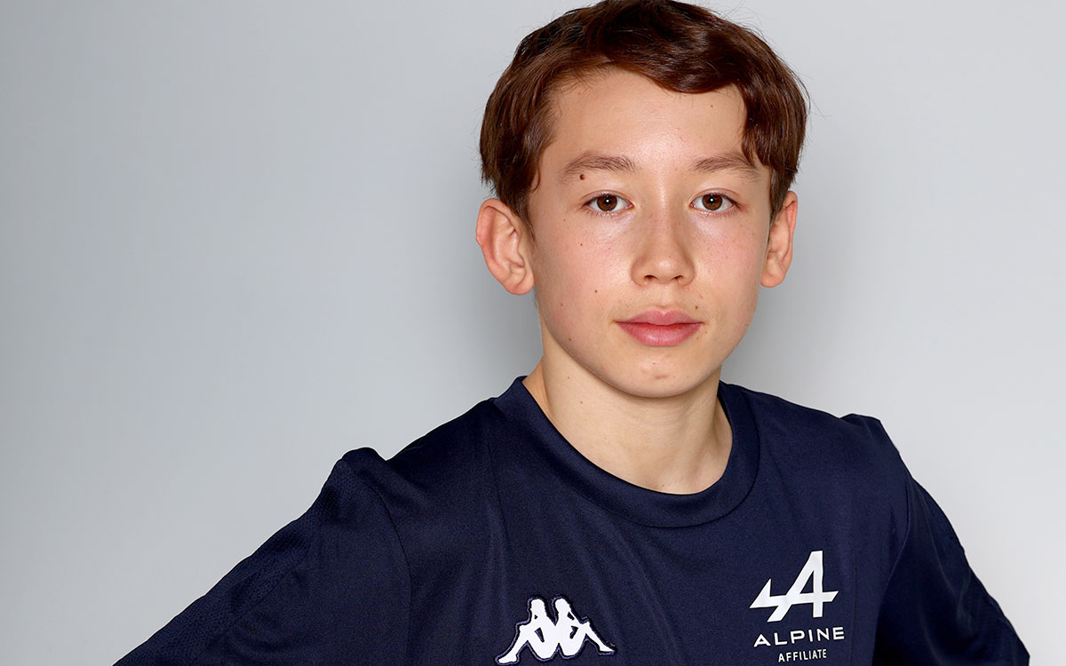 Kian Nakamura-Berta, membre du programme d'affiliation d'Alpine F1 en 2022
