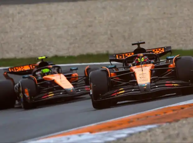 Oscar Piastri avec son coéquipier Lando Norris Oscar Piastri avec son coéquipier Lando Norris