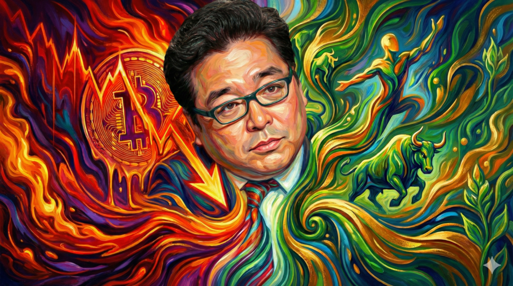 Tom Lee prévoit une correction de 10 % à 15 % des cryptomonnaies début 2026 face aux risques des politiques de la Maison Blanche et de la Fed