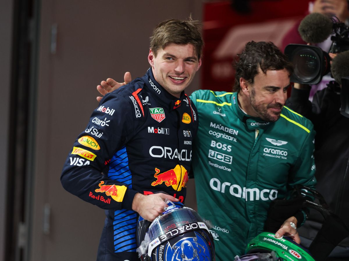 Photo : Alonso, Verstappen, Hamilton, Senna