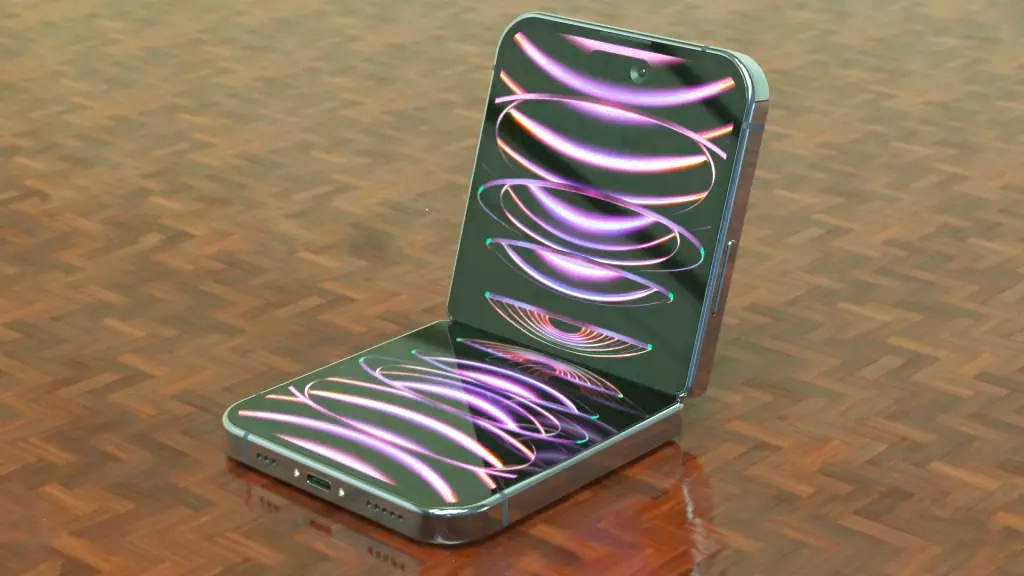 Render de l'iPhone Flip