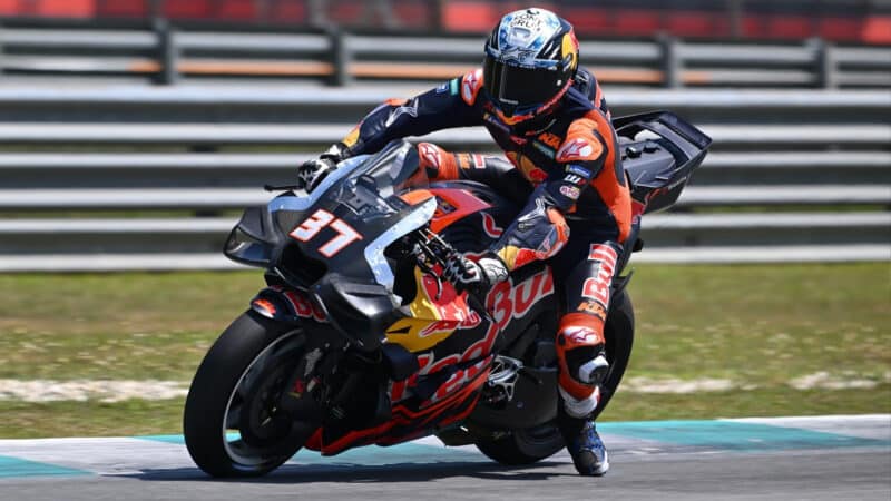 Pedro Acosta sur la moto KTM 2026 MotoGP