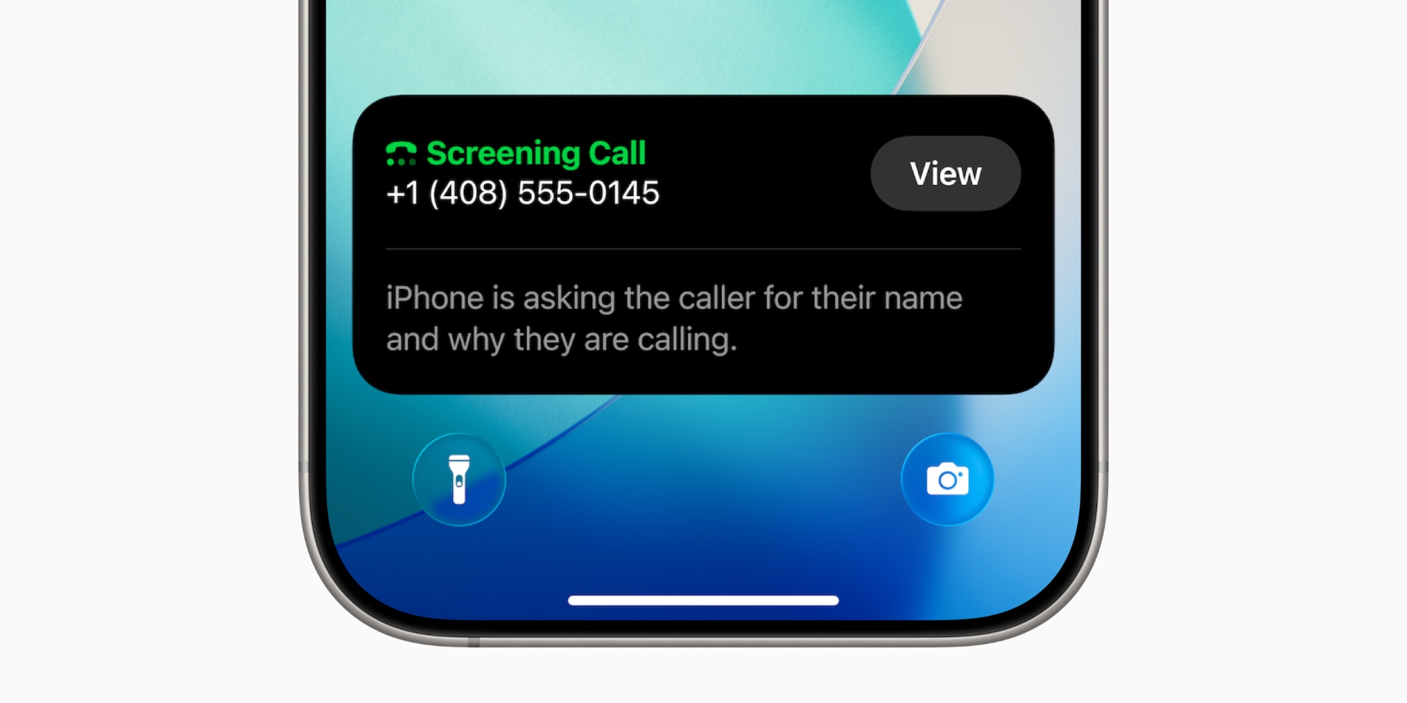 Fonction de filtrage des appels sur iOS 26