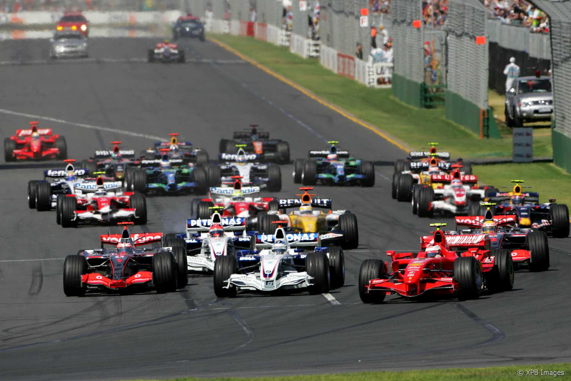 Départ, Albert Park, Melbourne, 2007