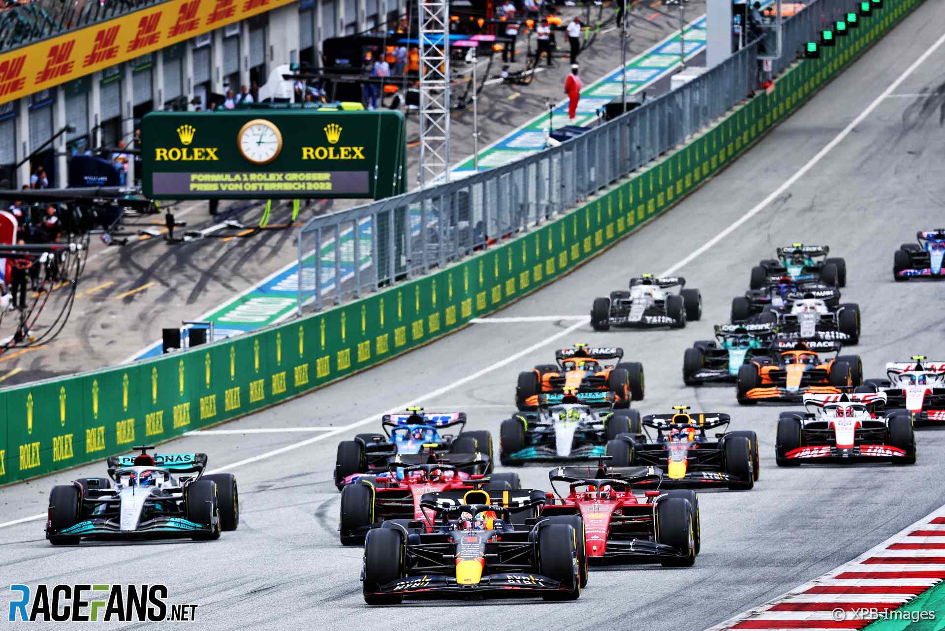 Départ, Red Bull Ring, 2022