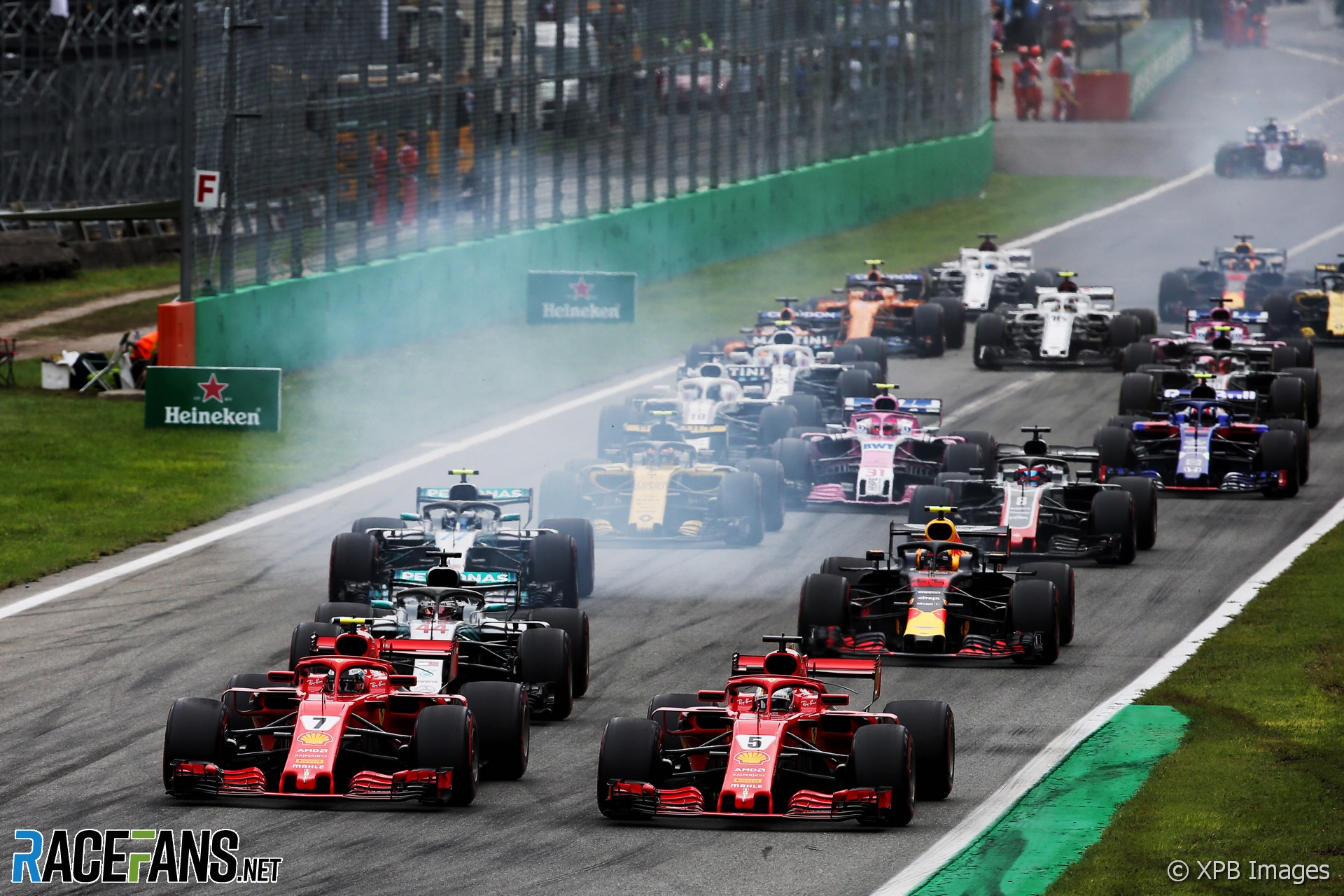 Départ, Monza, 2018