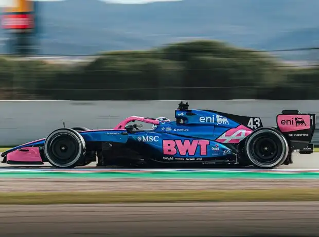 Franco Colapinto lors du test de F1 à Barcelone en 2026 Franco Colapinto lors du test de F1 à Barcelone en 2026