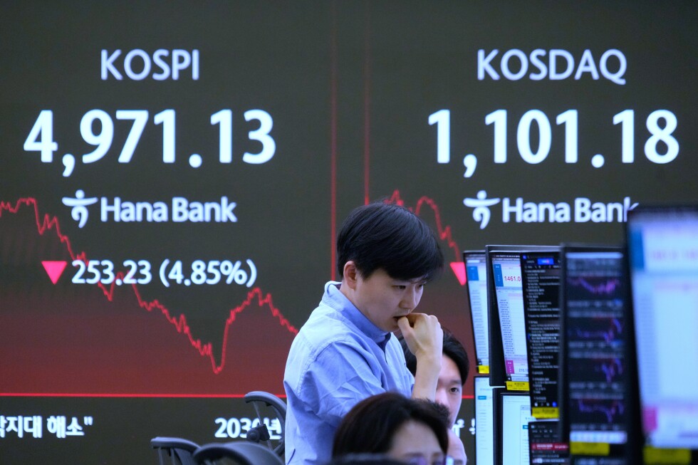 Chute de 8 % du Bitcoin et le Kospi coréen s'effondre de près de 4 % dans la dernière vague de ventes technologiques !
