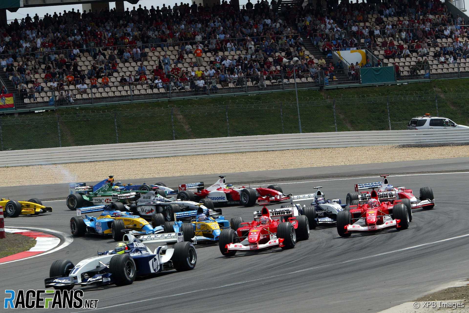 Départ, Nurburgring, 2003