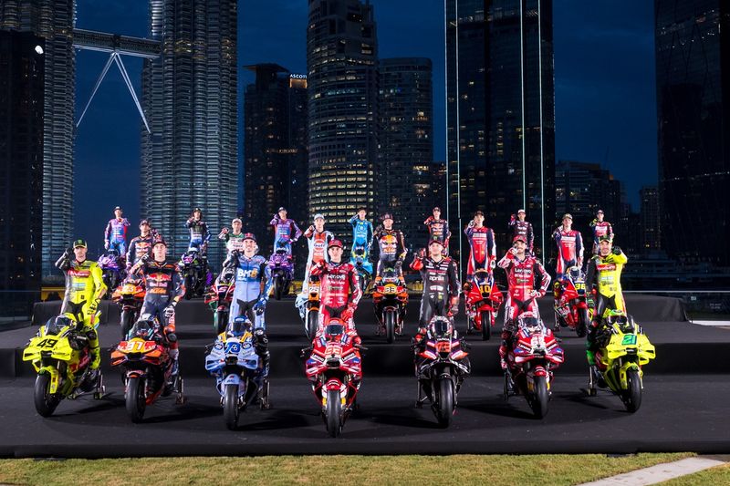Photo de groupe des pilotes MotoGP