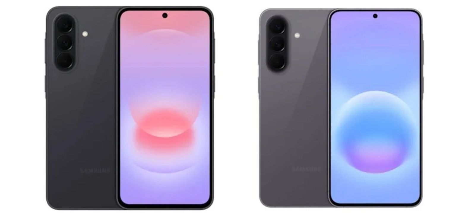 render Samsung Galaxy A37 et A57