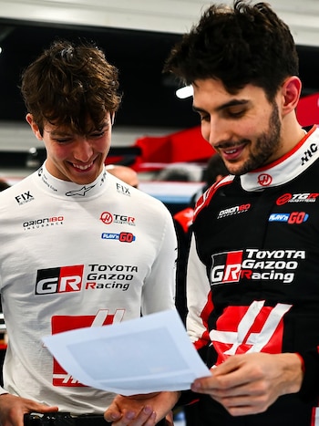 Oliver Bearman et Esteban Ocon